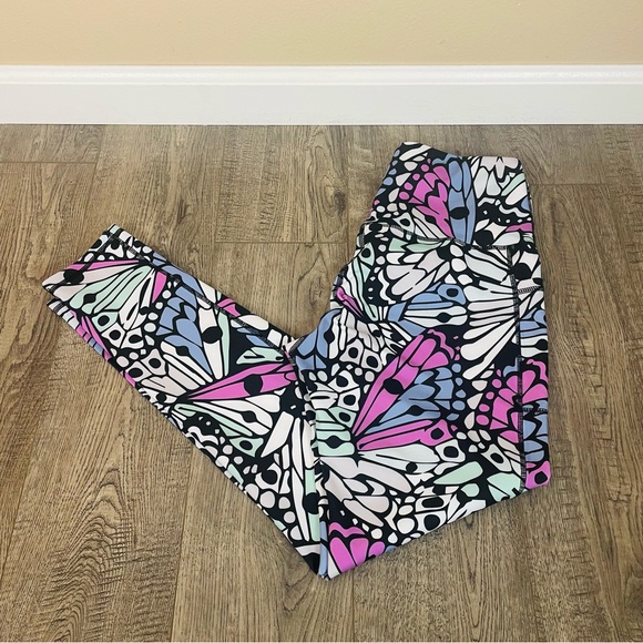 Legend Leggings Women Large Pockets Side Stretch Activewear Outdoor Multicolor - Picture 3 of 8